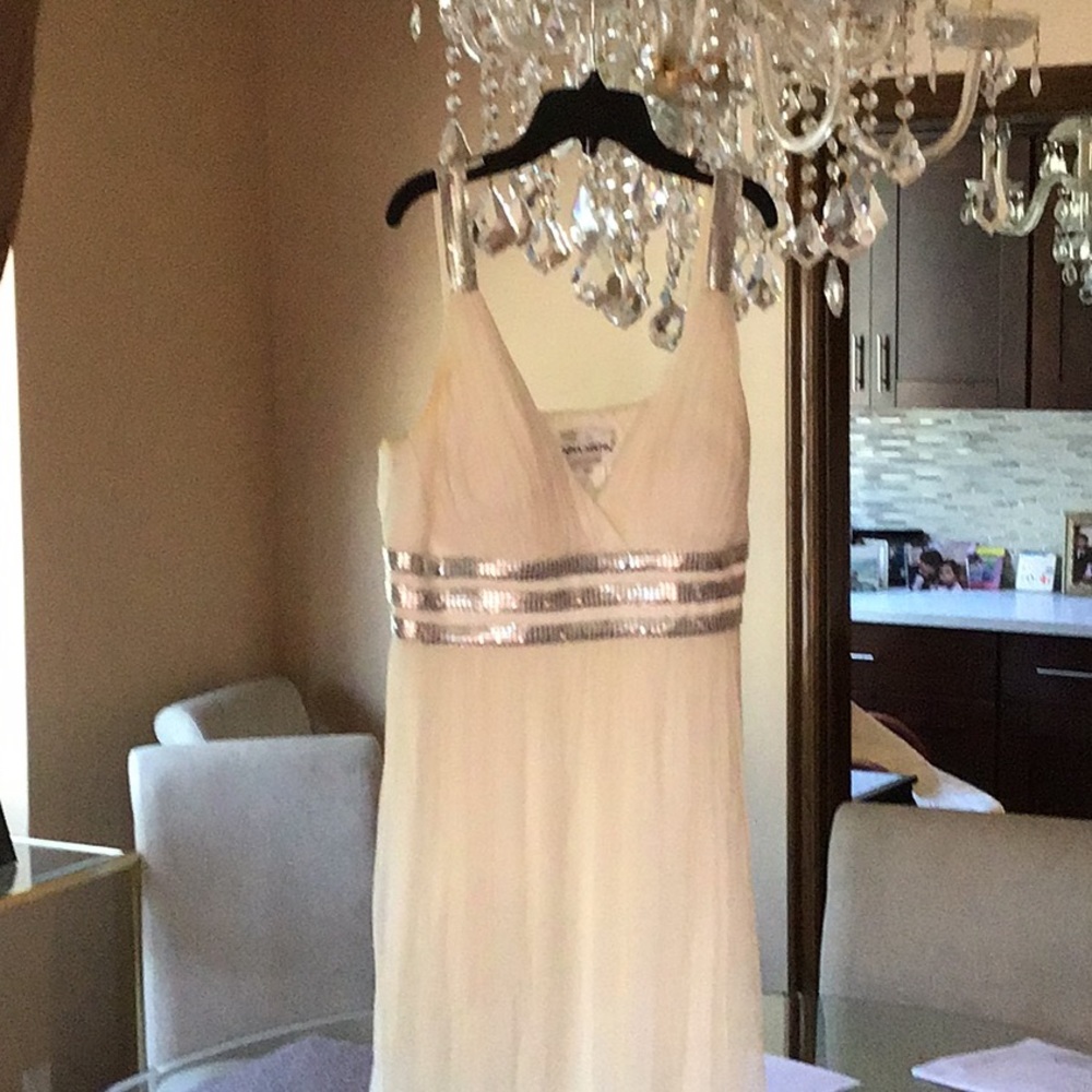 Nina Austin white dress like new size L/XL